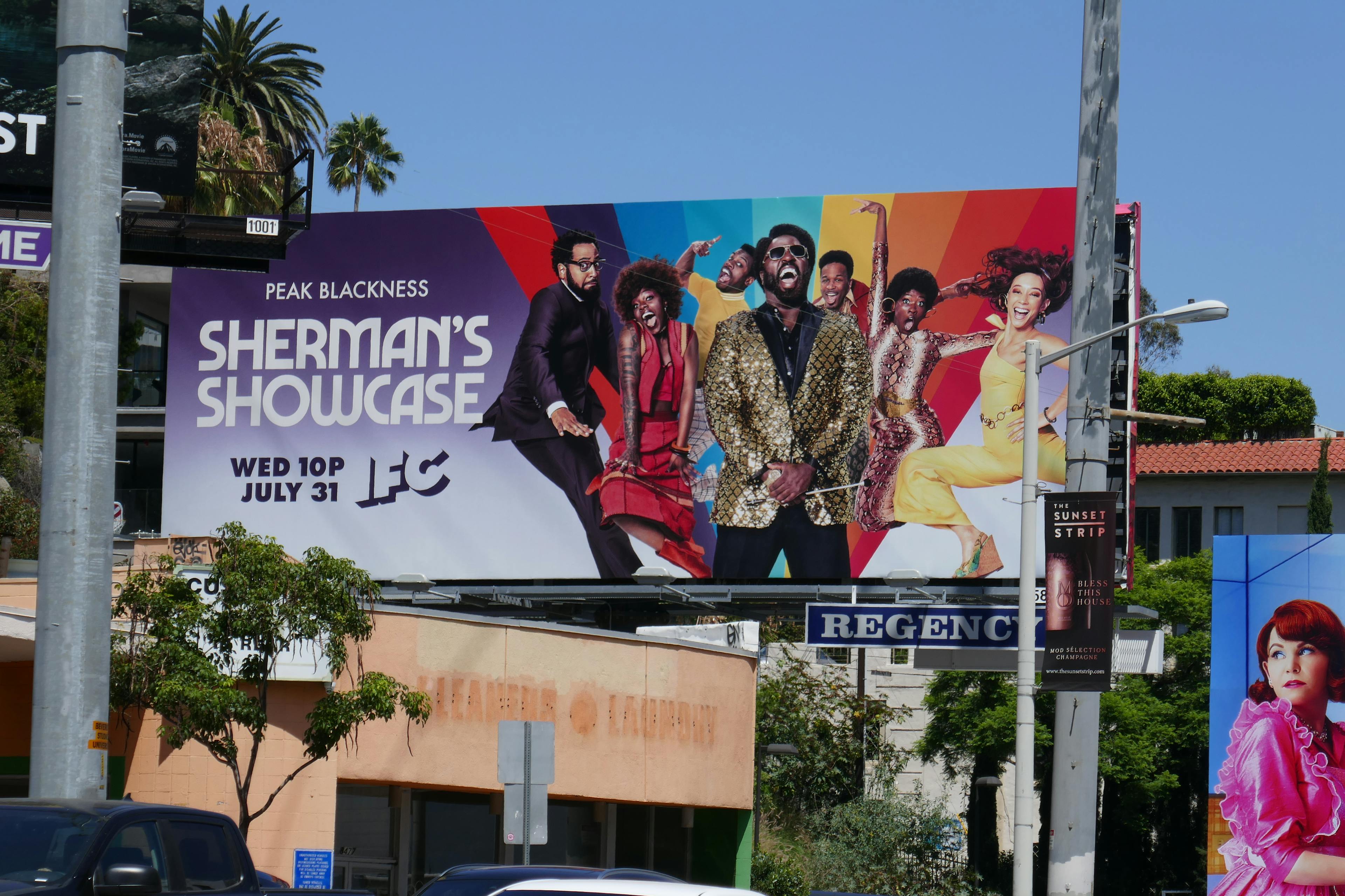 Sherman's Showcase Billboard