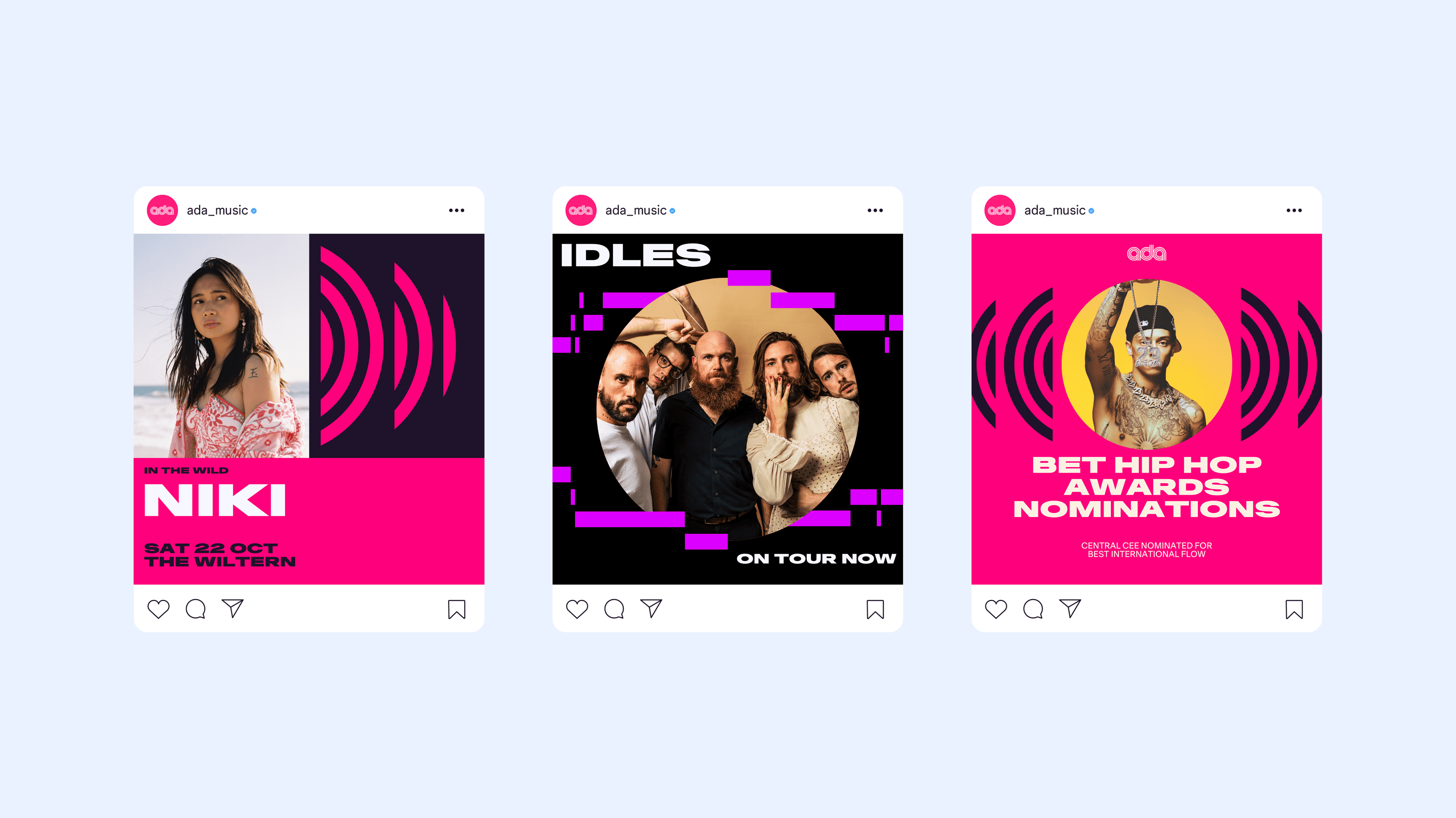 IG Post Lineup of 3